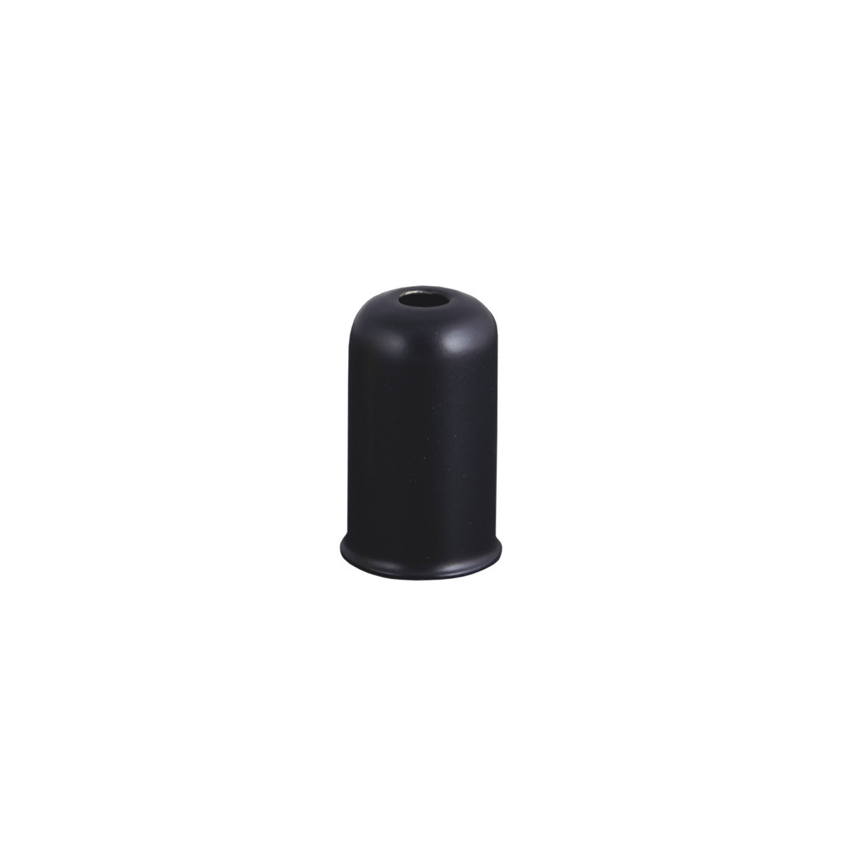 Cubre Negro AJP/Alemar Ref. 60358 - Medidas. Colección PERSONALIZA. Diseño elegante en metal negro. luzguru.com

