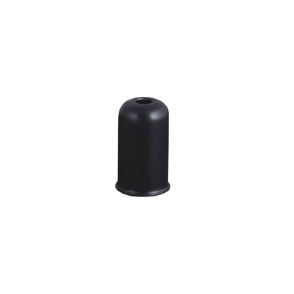 Cubre Negro AJP/Alemar Ref. 60358 - Medidas. Colección PERSONALIZA. Diseño elegante en metal negro. luzguru.com
