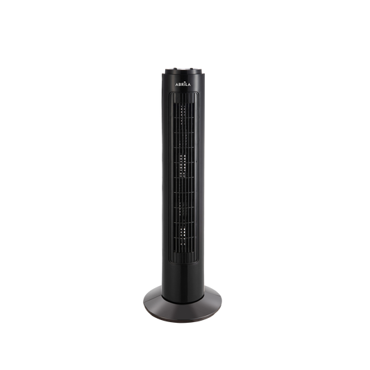 Cuco Ventilador de Torre Negro con Temporizador Fabrilamp / Abrila - vista principal | Fabrilamp / Abrila · Ref. 238371009