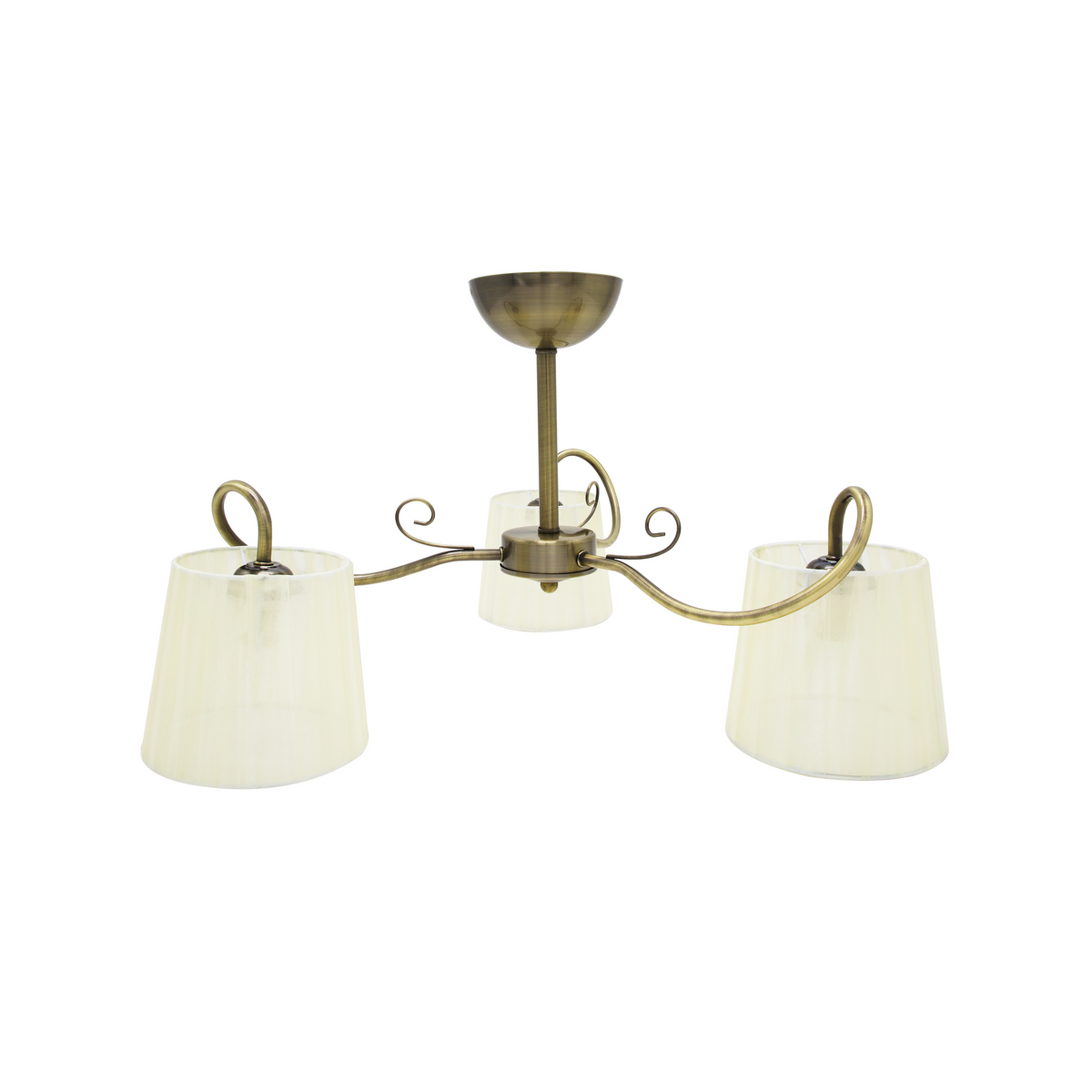 Lámpara de Techo Cuzco 3 Luces E14 con Pantallas Fabrilamp - vista principal | Fabrilamp / Abrila · Ref. 155553014