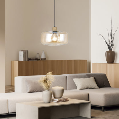 Colgante CAIRA instalado en ambiente de comedor - Vista decorativa