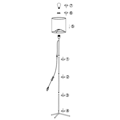 Detalle de base y estructura del pie de salón Clio ALEMAR plata