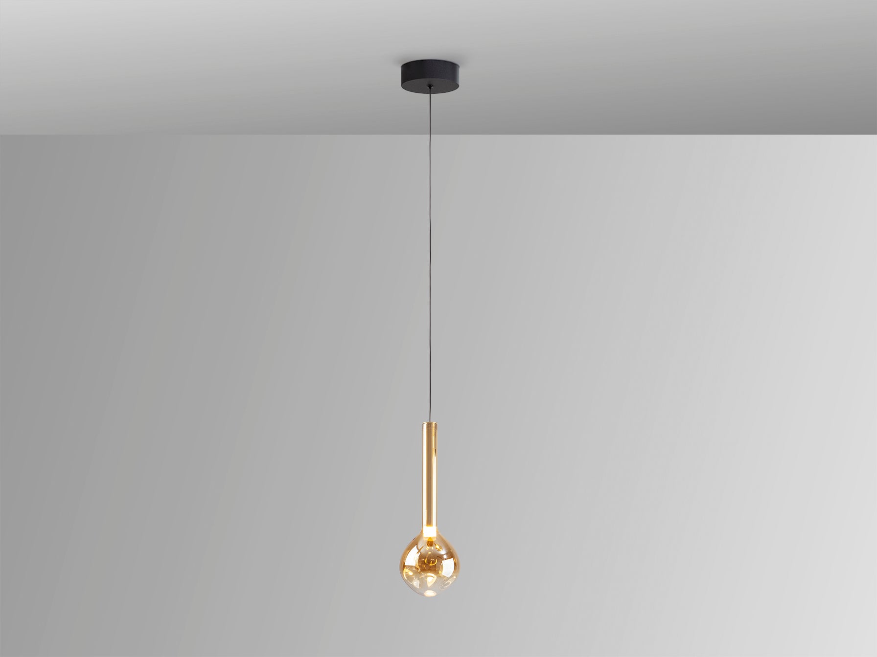 Lámpara Essenza 1 Luz Negro-Dorado Regulable - Schuller - 346911 - Vista 5