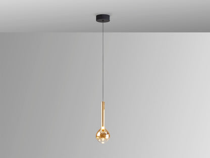 Lámpara Essenza 1 Luz Negro-Dorado Regulable - Schuller - 346911 - Vista 5
