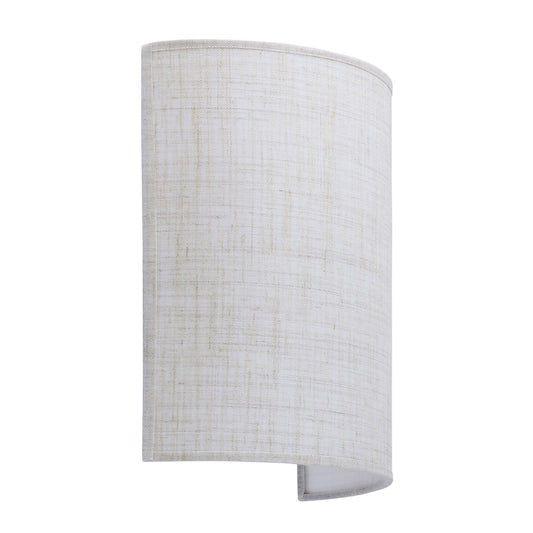 Aplique de pared Tala Lino Tostado ALEMAR con doble portalámparas - Vista principal