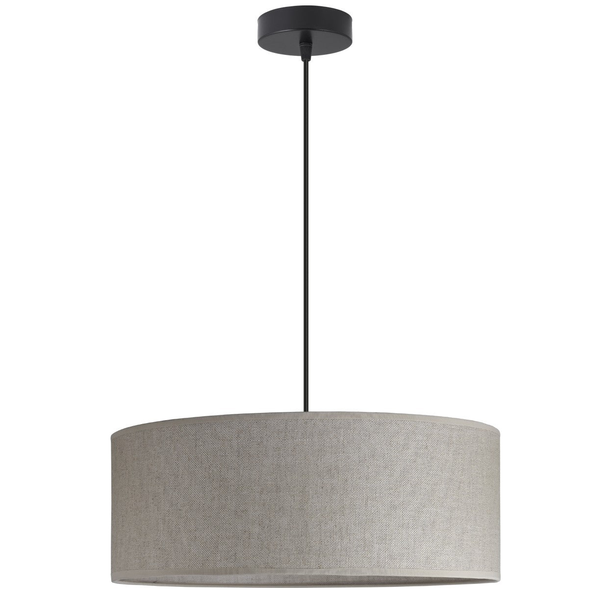 Colgante rústico Mera ALEMAR con pantalla de tela - Vista principal