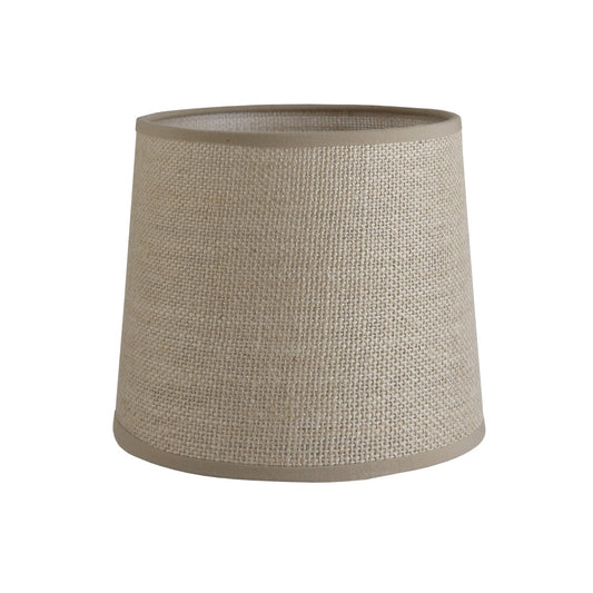 Pantalla cónica abierta 35 cm tela saco marrón Alemar - Vista principal