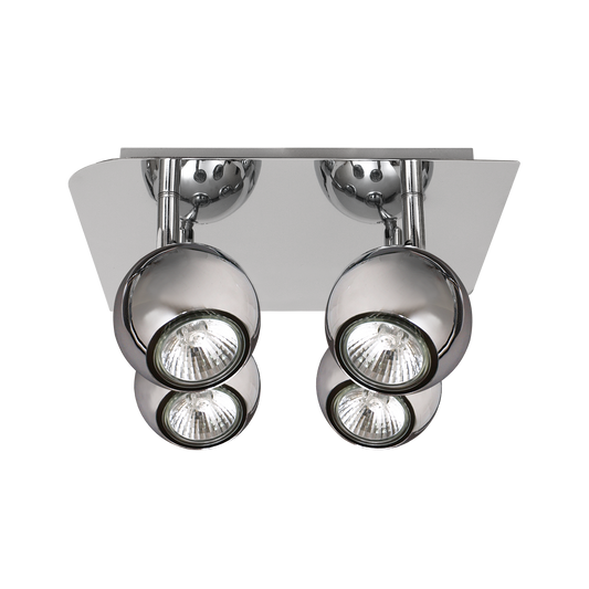 Regleta de Techo Dali 4 Luces GU10 Fabrilamp - vista principal | Fabrilamp / Abrila · Ref. 029984020
