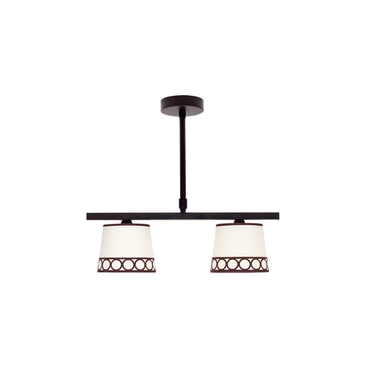 Lámpara de Sobremesa Dalia 2 Luces E14 Fabrilamp - vista principal | Fabrilamp / Abrila · Ref. 114852002