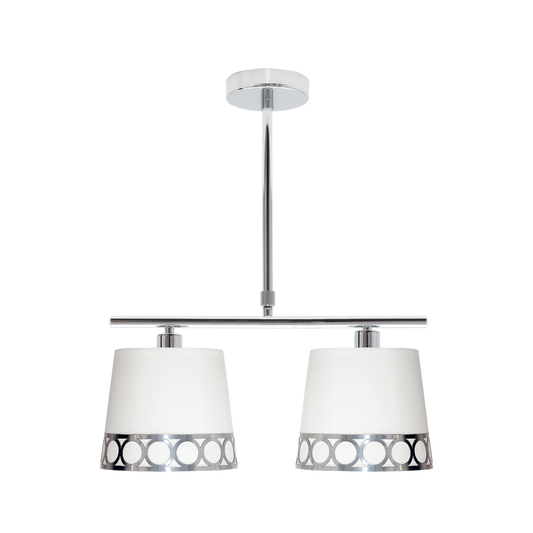 Sobremesa clásico Dalia Blanco / Plata – vista principal · Ref. 114852010