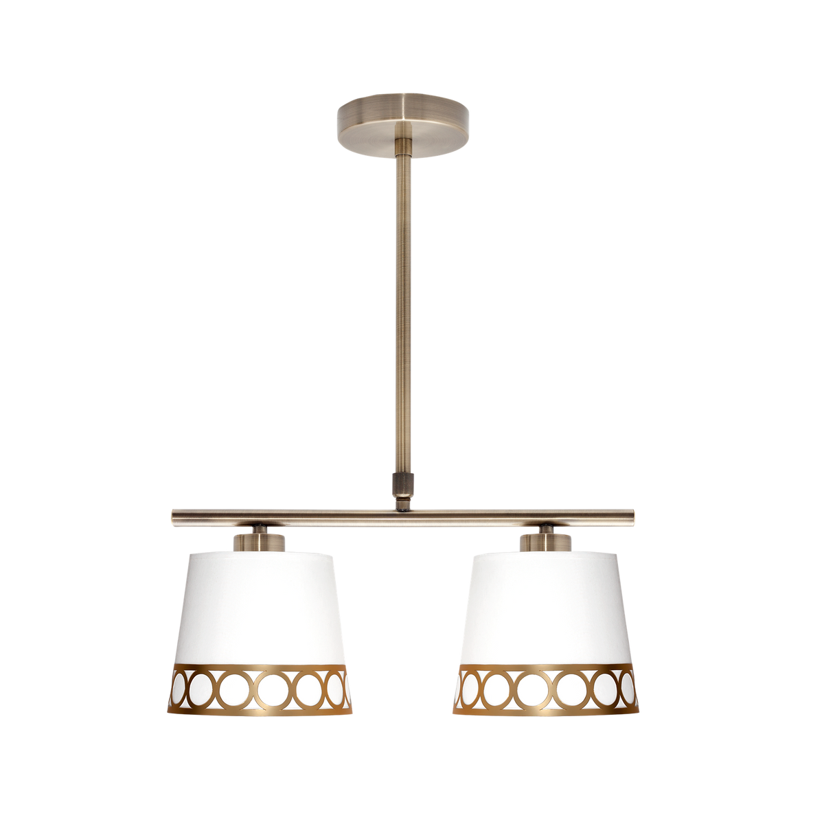 Lámpara de Sobremesa Dalia 2 Luces E14 Fabrilamp - vista principal | Fabrilamp / Abrila · Ref. 114852029