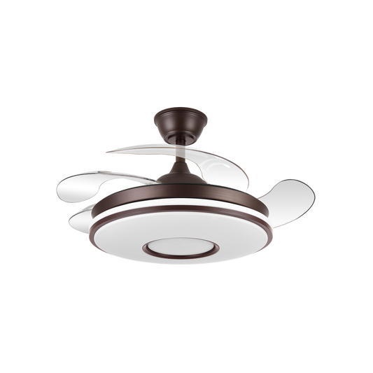 Ventilador de Techo Retráctil Dani 106 cm LED 59W Fabrilamp - vista principal | Fabrilamp / Abrila · Ref. 165391402