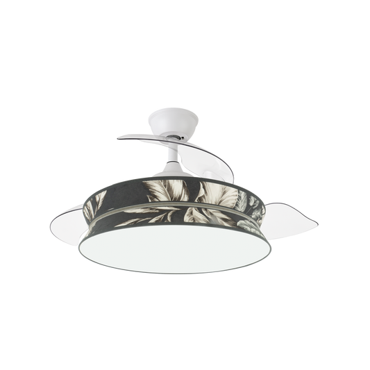 Ventilador de Techo Decor Estampado Oscuro / Blanco – vista principal · Ref. 264390201