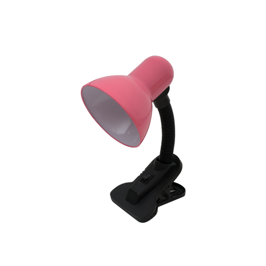 Flexo con Pinza Dédalo 26 cm Metal Rosa Fabrilamp - vista principal | Fabrilamp / Abrila · Ref. 060371000