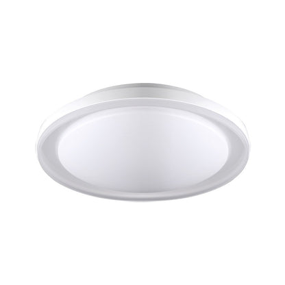 Plafón Delbo fabricado en metal color blanco neutro