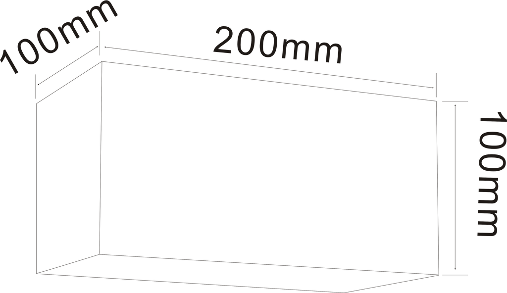 IP65 LED Wall Light, 200 x 100 x 100 mm, White, Muñoz e Hijos | 005216