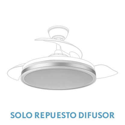 Difusor Ventilador Bayomo Grande Fabrilamp / Abrila 99.DIF-BAYOMO-NIQ