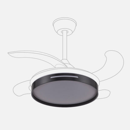 Difusor ventilador fabricado en policarbonato color negro