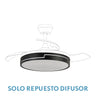 Difusor Ventilador Olimpia Grande Negro Fabrilamp / Abrila 99.DIF-OLIMPIA-NEGRO