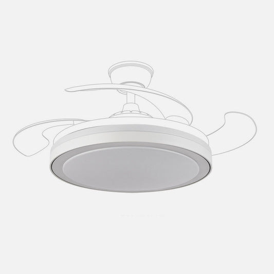 Difusor ventilador fabricado en policarbonato color blanco