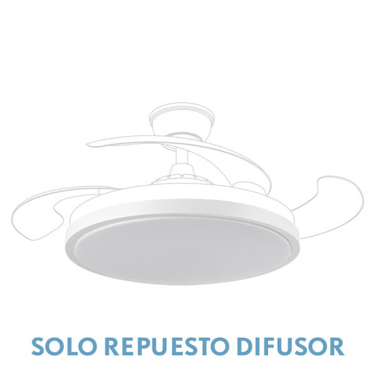 Difusor de Repuesto Tracia 48 cm para Ventilador de Techo Fabrilamp - vista principal | Fabrilamp / Abrila