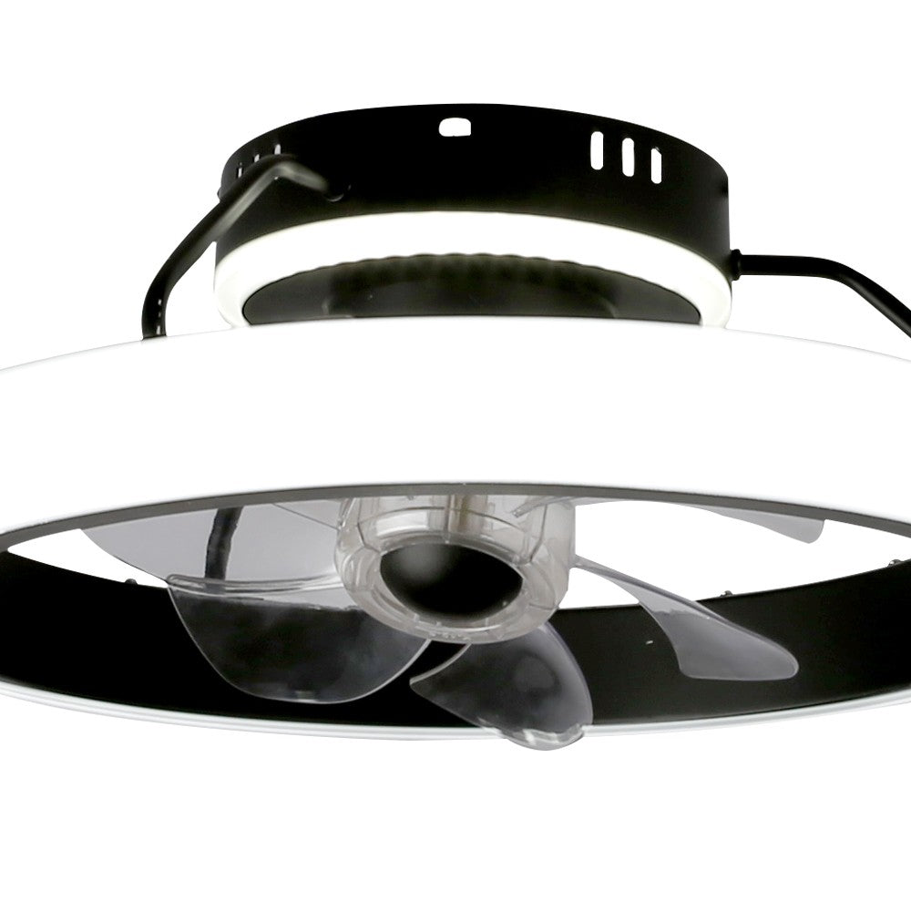 Ventilador de techo LED con motor DC silencioso y 6 velocidades