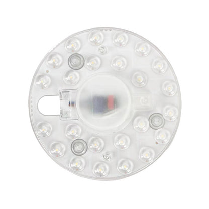 Disco LED Fabrilamp / Abrila fabricado en metal color blanco, luz blanca fría 6000K
