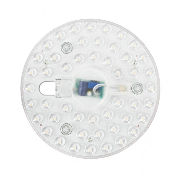 Disco LED 24W 4000K blanco natural, detalle de la placa, Fabrilamp.