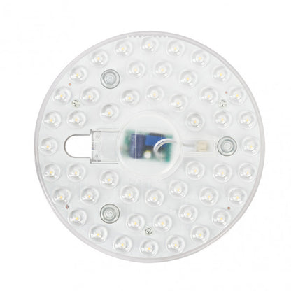 Disco LED 24W 4000K blanco natural, detalle de la placa, Fabrilamp.