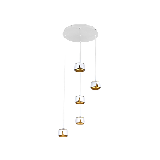 Plafón de Techo Domenica 5 Luces Colgantes Fabrilamp - vista principal | Fabrilamp / Abrila · Ref. 253795075