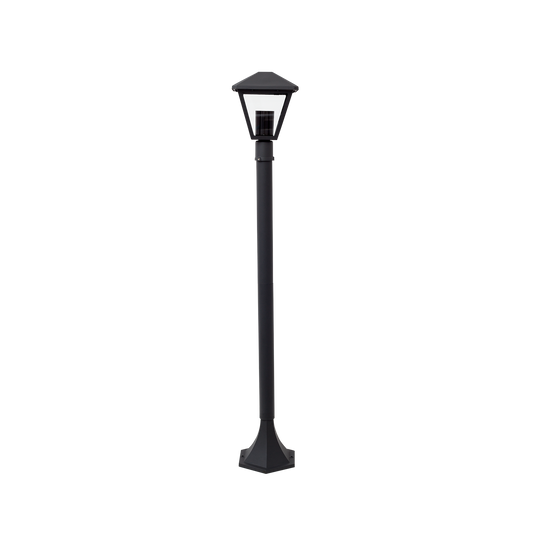 Farola Exterior Dornela 100 cm 1xE27 Gris Oscuro IP44 Fabrilamp - vista principal | Fabrilamp / Abrila · Ref. 123440155
