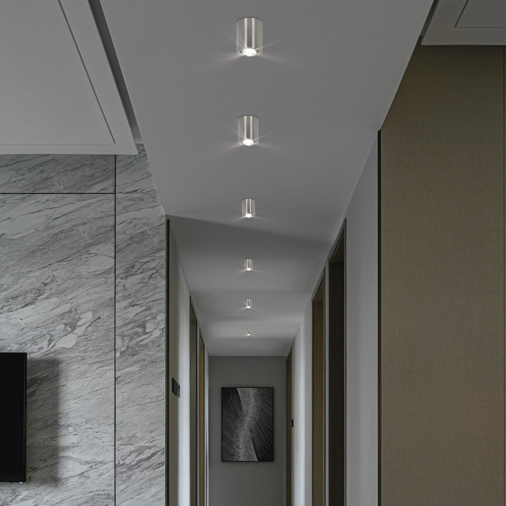 Medidas Downlight Silos Niquel Satinado AJP/Alemar Ref. 11626 - LuzGuru.com
