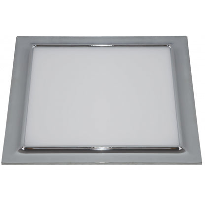 Downlight Ventura Cromo 16W, vista frontal, luzguru.com