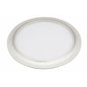 Downlight empotrado Trevor Perla Plata 20W 4000K de Fabrilamp, vista frontal.