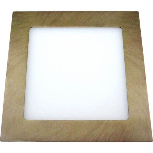 Downlight Empotrable LED Agamenon 5W Cuadrado Cuero Fabrilamp - vista principal | Fabrilamp / Abrila