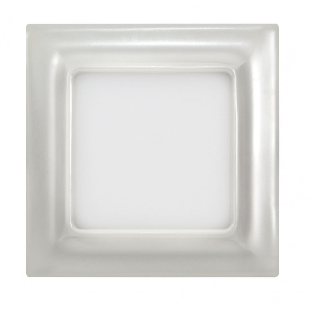 Downlight LED cuadrado Ventura Perla Plata Fabrilamp / Abrila 095170910