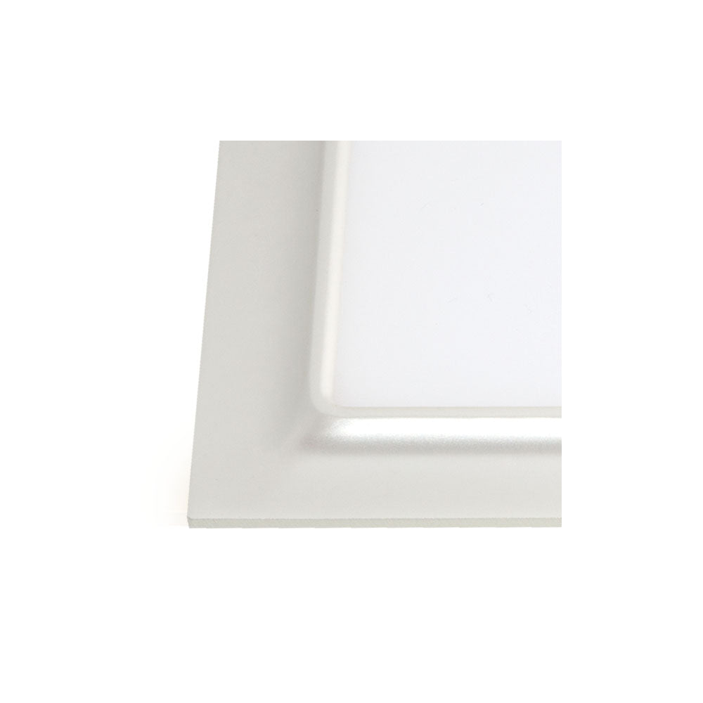 Downlight Ventura fabricado en metal color perla plata, 9W y 4000K