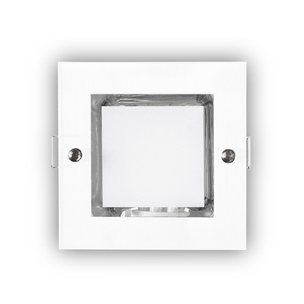 Mini Down Downlight Fabrilamp / Abrila empotrable cuadrado blanco, ref. 93.827-BLANCO