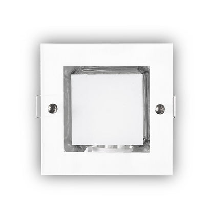 Mini Down Downlight Fabrilamp / Abrila empotrable cuadrado blanco, ref. 93.827-BLANCO