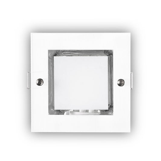 Mini Down Downlight Fabrilamp / Abrila empotrable cuadrado blanco, ref. 93.827-BLANCO