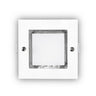 Mini Down Downlight Fabrilamp / Abrila empotrable cuadrado blanco, ref. 93.827-BLANCO
