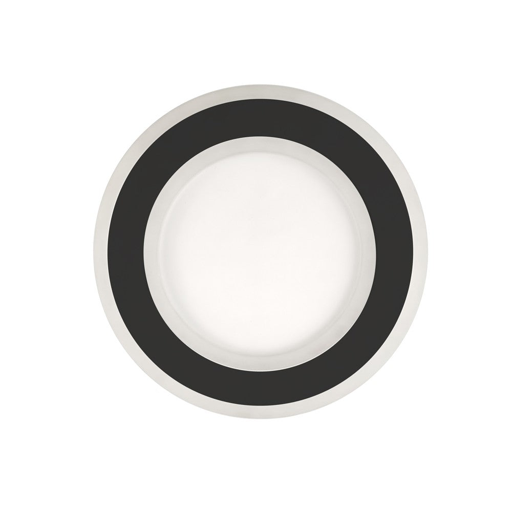 Downlight Halo fabricado en metal color negro