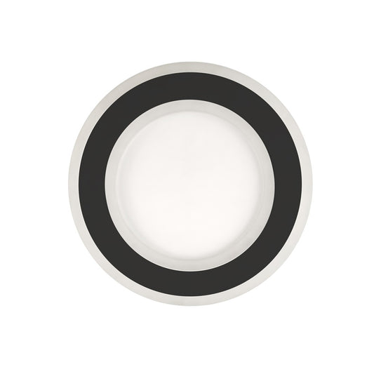 Downlight Halo fabricado en metal color negro