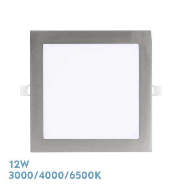 Downlight Empotrable ABACO 17 cm LED 12W CCT 1080 lm Cuadrado Fabrilamp