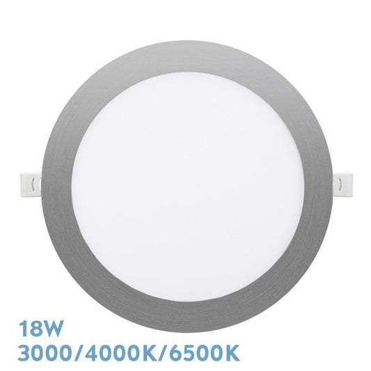 Downlight Empotrable LED Silex 18W Níquel Fabrilamp - vista principal | Fabrilamp / Abrila