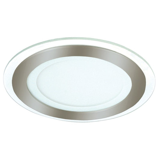 Downlight LED Kairo plus CristalRecord, redondo níquel, ref 02+088-12-420