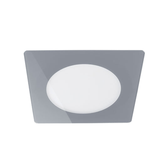 Downlight Novo lux fabricado en Cristal color Gris, ideal para iluminación interior