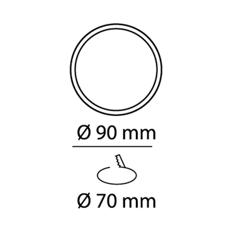 Downlight LED 8W Kaju con 680 lúmenes