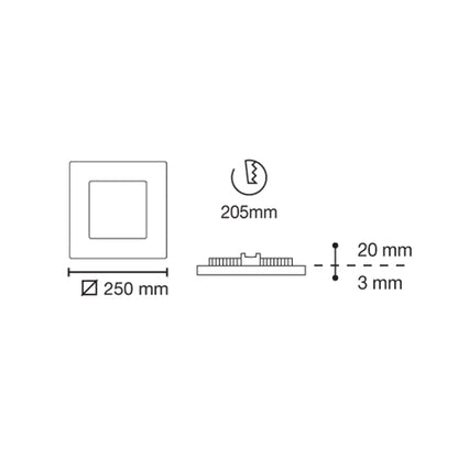 Downlight LED con 1480 lúmenes para iluminación eficiente