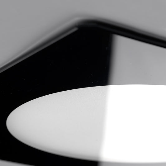 Downlight Novo lux fabricado en Cristal color Negro